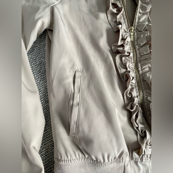 Candie's Tan Bomber Jacket Stylish and Versatile - Picture 4 of 9